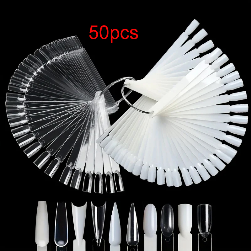 Nail Art Overlay - 50 palos de muestra de uñas