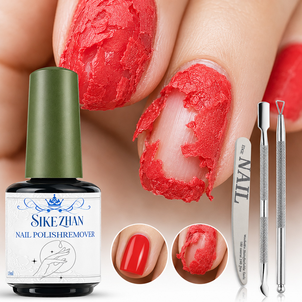 Nail Art Gel Polish - SIKEZHAN Removedor Rápido de Gel Mágico,