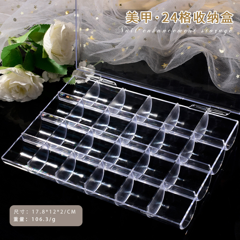 Caja organizadora de plástico  - Nail Art Overlay reseña y precio