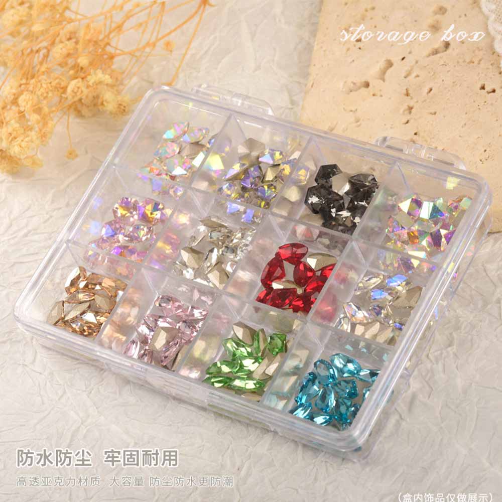 Caja organizadora de plástico  - Nail Art Overlay reseña y precio