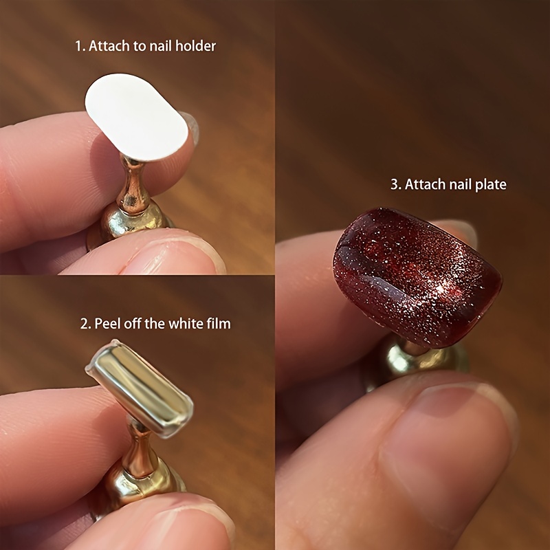 2 uds pestañas adhesivas para  - Nail Art Overlay reseña y precio