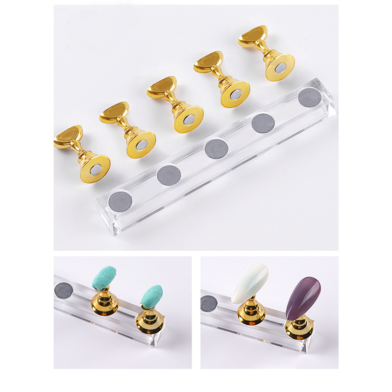 5/30 unids/set soporte magnéti - Nail Art Overlay reseña y precio