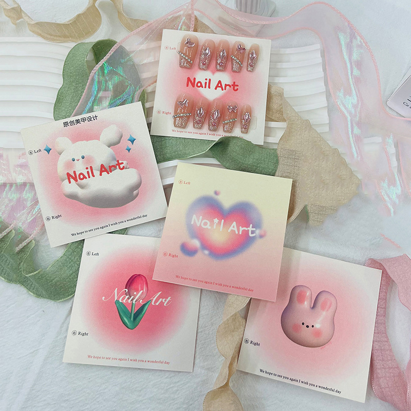 50 Uds 6,5x6,5 cm 8x8cm tarjet - Nail Art Overlay reseña y precio