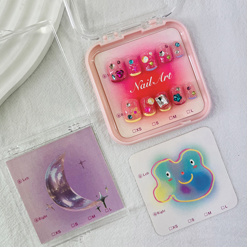 50 Uds 6,5x6,5 cm 8x8cm tarjet - Nail Art Overlay reseña y precio