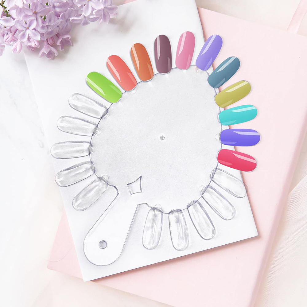 10 piezas de tarjetas de color - Nail Art Overlay reseña y precio