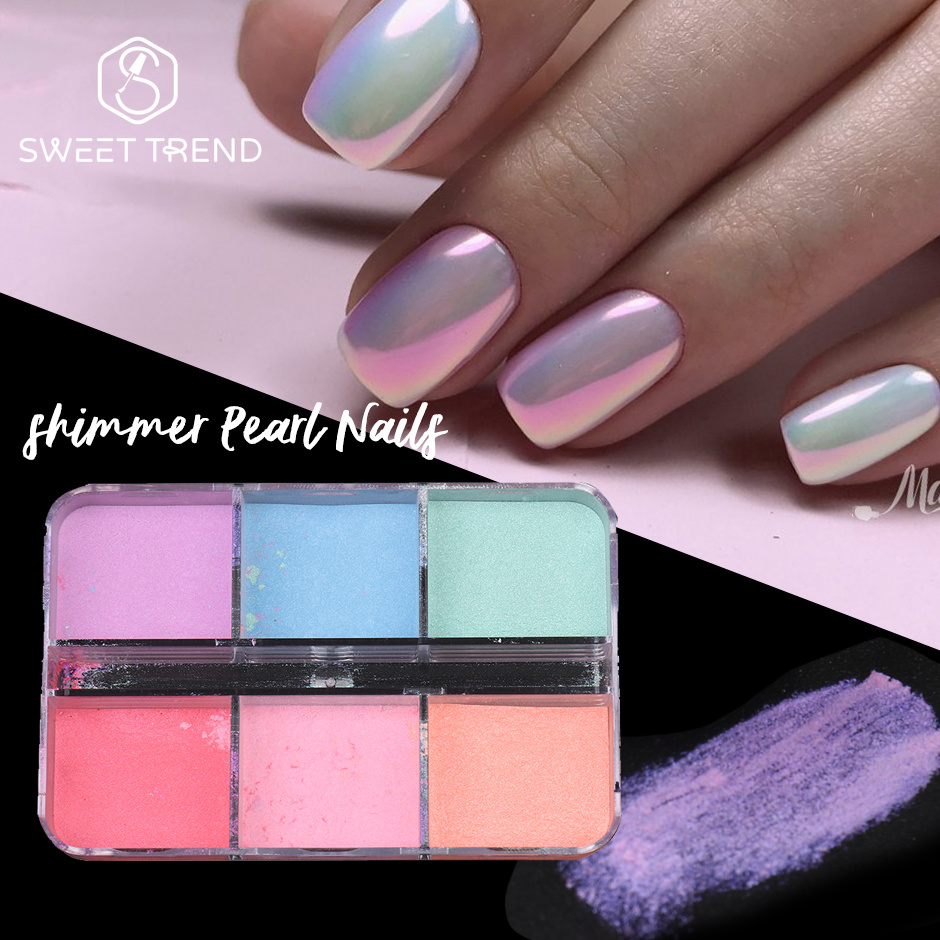 Polvo de Uñas con Efecto Perla - Nail Art Ombre Glitter reseña y precio