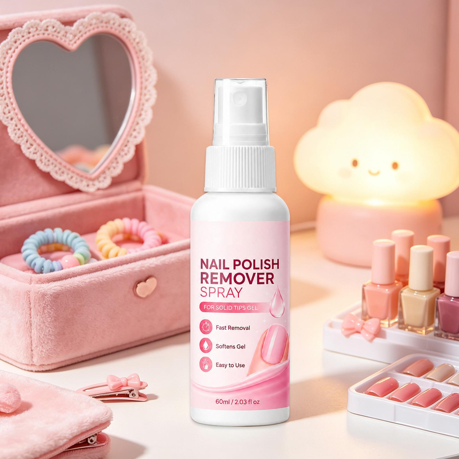 Spray removedor de uñas de 60m - Nail Art Gel Polish reseña y precio