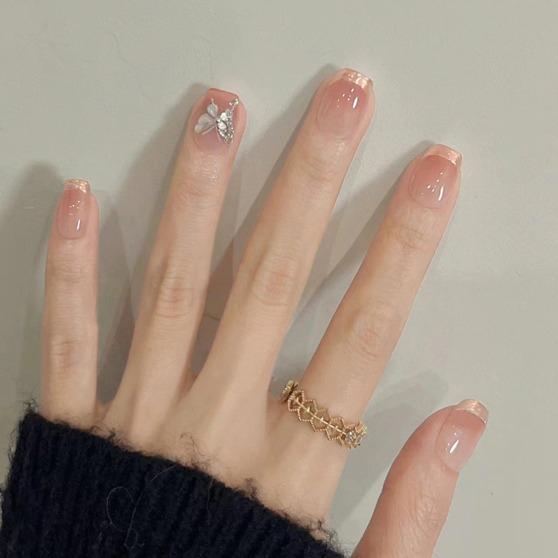 24 Uds. Uñas Postizas con Efec - Nail Art Overlay reseña y precio