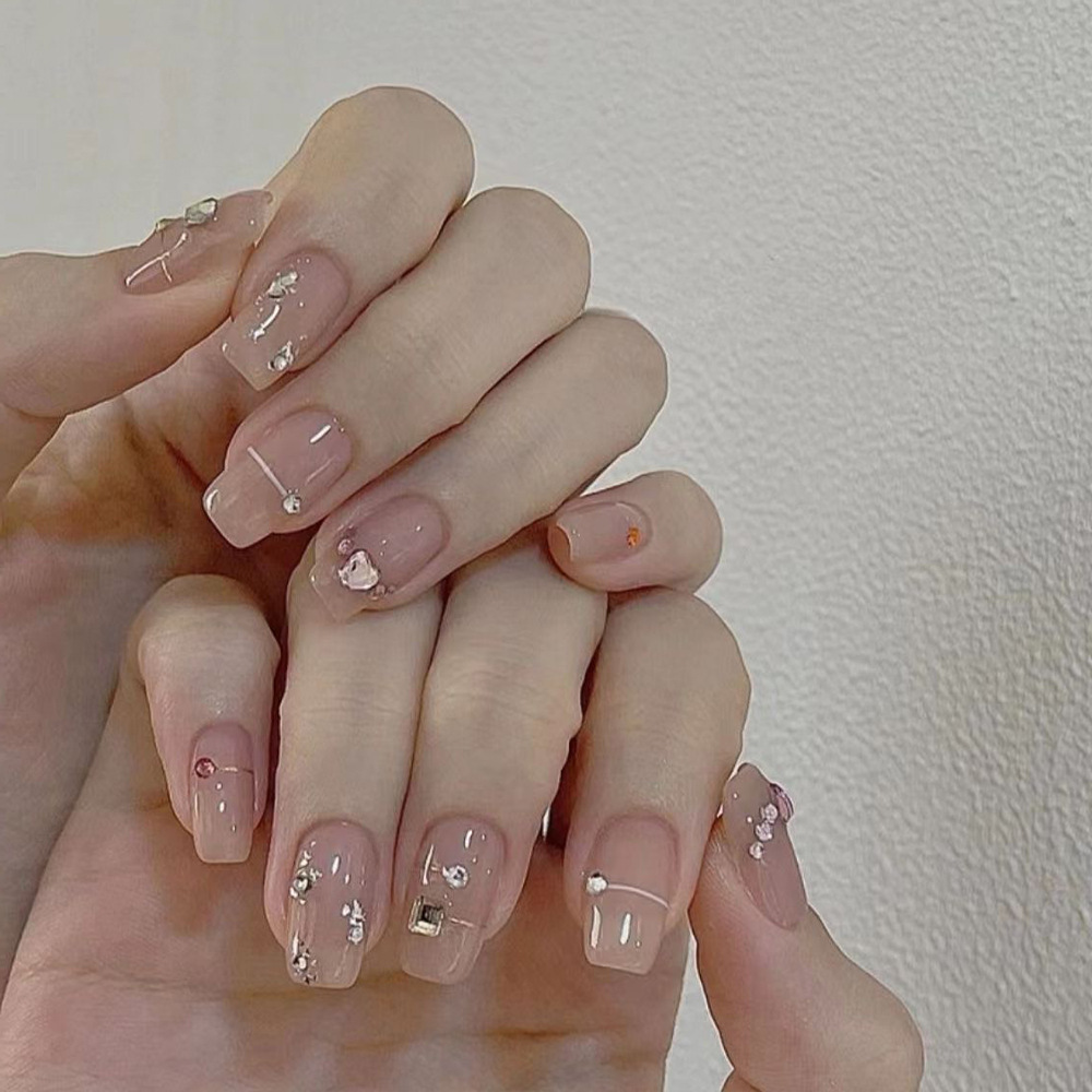 24 Uds. Uñas Postizas con Efec - Nail Art Overlay reseña y precio