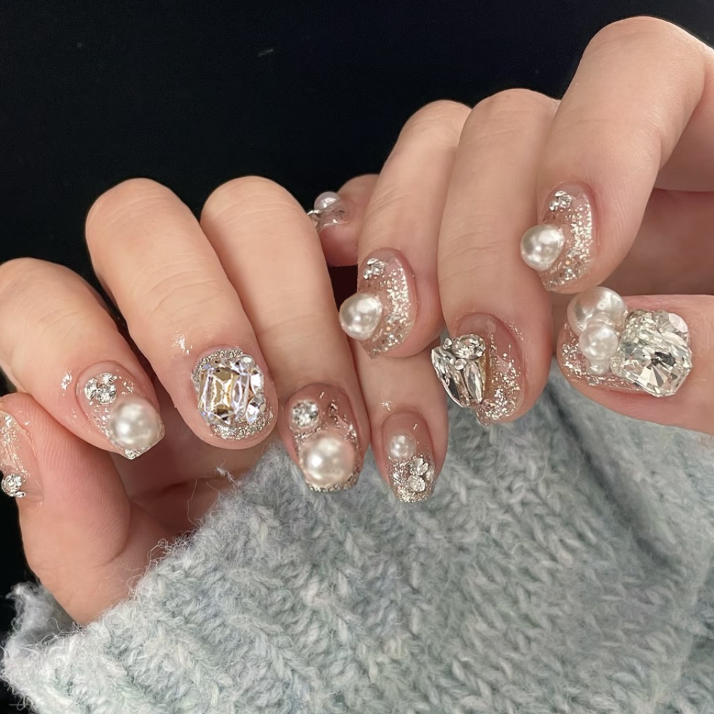 24 Uds. Uñas Postizas con Efec - Nail Art Overlay reseña y precio