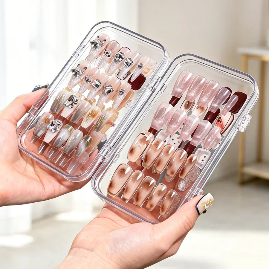 Caja de Almacenamiento Transpa - Nail Art Overlay reseña y precio