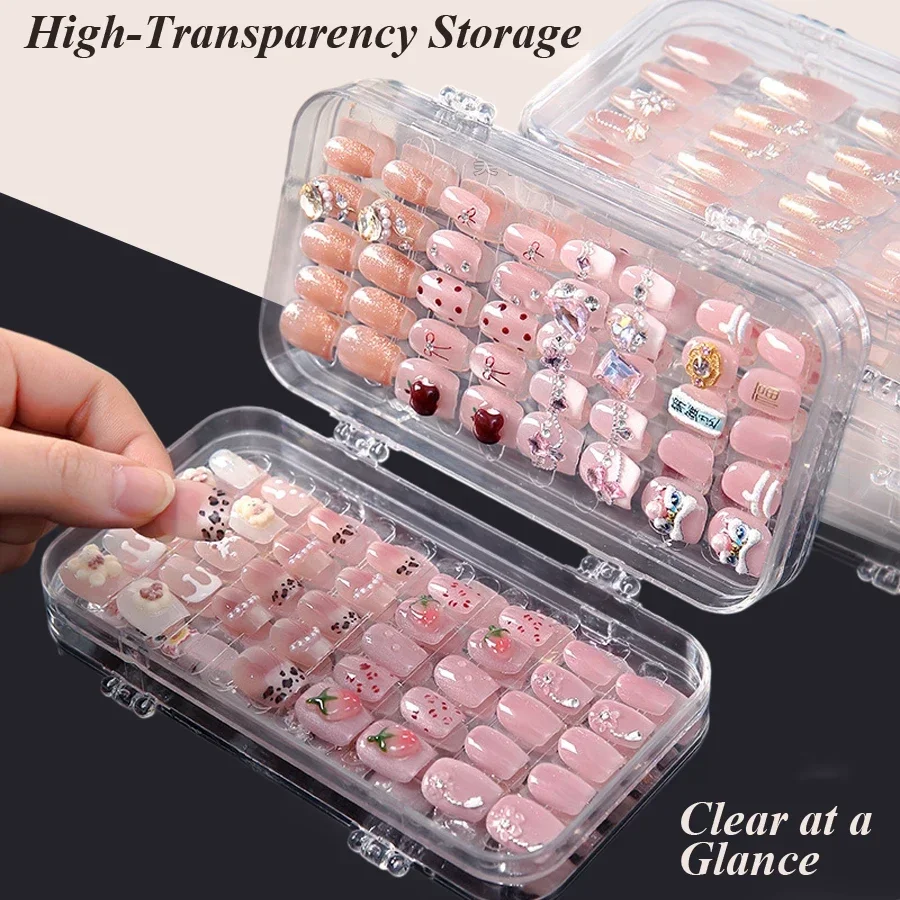 Caja de Almacenamiento Transpa - Nail Art Overlay reseña y precio